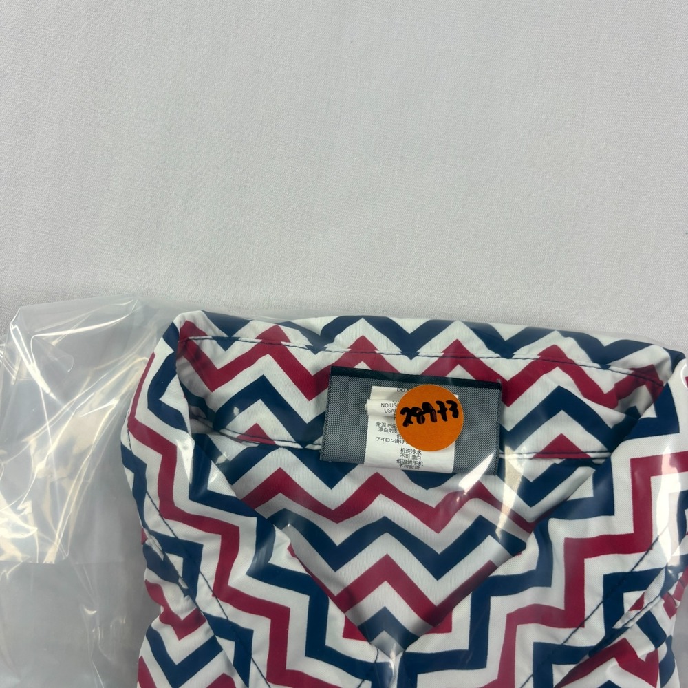 Andrew Christian Shirt Mens Small Chevron Graphic Button Up Stretch Preppy - Picture 9 of 9